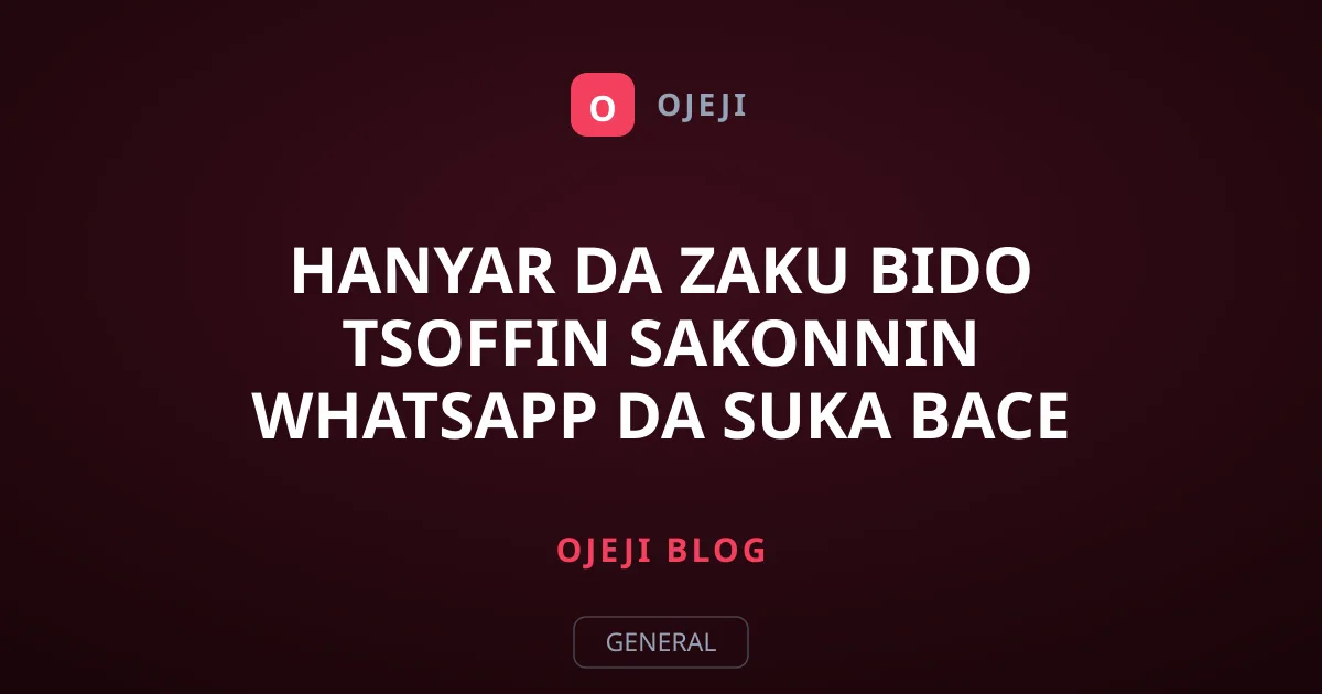 Hanyar Da Zaku Bido Tsoffin Sakonnin WhatsApp Da Suka Bace